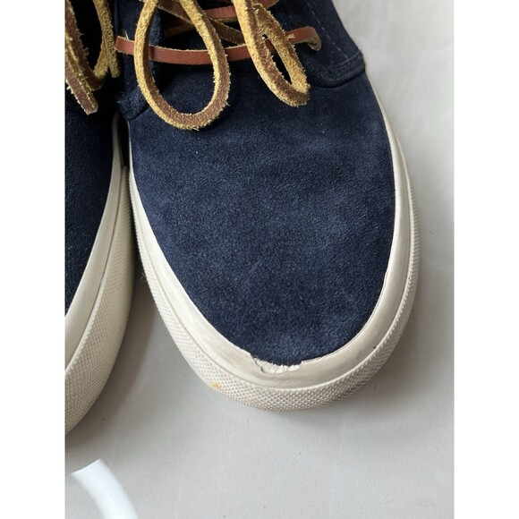 Polo Ralph Lauren Keaton Chukka Sneakers Hi Top Navy Men Sz 8.5 Suede Leather main image 8